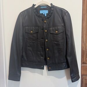 Draper James leather jacket
